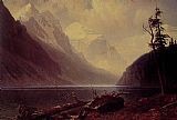 Albert Bierstadt Lake Louise painting